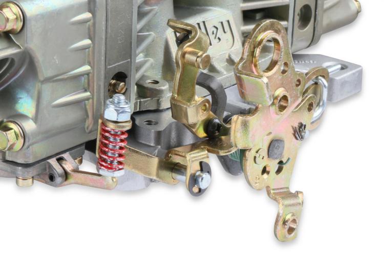Classic Carburetor 650 CFM 4150 Vacuum Secondaries Gold Dichromate Gasoline Holley