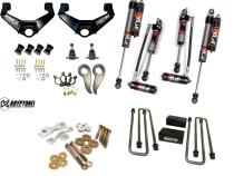 Axiom Stage 4 Leveling Kit 20-26 GM 2500/3500HD Fox Elite
