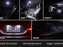 Interior LED Kit for 2013-2017 Honda Accord, Cool White Stage 1 Diode Dynamics
