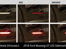 LED Sidemarkers for 2015-2021 Ford Mustang, Smoked (set)