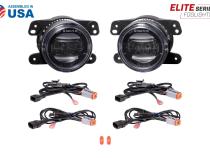 Elite Series Fog Lamps for 2011-2014 Dodge Charger Pair Yellow 3000K Diode Dynamics