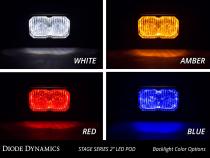 Stage Series 2 Inch LED Pod, Sport White Flood Flush ABL Each