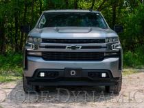 SS3 LED Fog Light Kit for 2019-2021 Chevrolet Silverado 1500 White SAE Fog Pro w/ Backlight Diode Dynamics