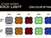 Blue Clear Lens for Stage Series Rock Lights Diode Dynamics