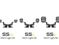 Stage Series Ditch Light Kit for 2017-2022 Ford Super Duty, C2 Pro White Combo Diode Dynamics