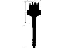 Chevy Extra Tall Slip Collar Pro-Billet Distributor Nearly Three Inches Of Adjustment. Must Be Used With An MSD 6, 7 Or 8-Series Ignition MSD Ignition
