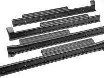 Trail Armor Rocker Panel Black For 07-21 Toyota Tundra, Crewmax Incl. Side Panels/Sill Plate Cover Bushwacker