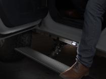 RealTruck VoltStep Electric Running Board Kit Textured Black 2009-2018 Dodge Ram 1500 Crew Cab Go Rhino