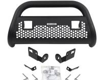 RC2 LR Bull Bar with Mounting Brackets &amp;amp; Two 3 Inch Cube Lights Textured Black 2009-2025 Ford F-150 Go Rhino