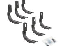 OE Xtreme Side Steps Mounting Brackets Only Textured Black 2002-2008 Dodge Ram 1500/2500/3500 Go Rhino
