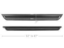 Dominator Xtreme D1 SideSteps With Mounting Bracket Kit Textured Black 2015-2026 Ford F-150 Go Rhino
