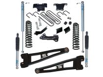 4 Inch Radius Arm Lift Kit 2023-2025 Ford F-250/F-350 4WD Diesel Engine with Bilstein Shocks Will Not work with Auto Leveling Headlight Function Superlift