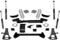 6 Inch Lift Kit 1999-2010 Chevy Silverado and GMC Sierra 2500 Non Hd or 1500HD 4WD Knuckle Kit with Superlift Shocks Superlift