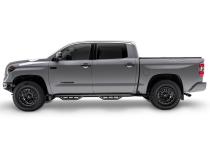 Podium Step LG Cab Length (2 Steps per Side) 3 Inch Main Tube Diameter 2015-2019 Chevy Silverado/GMC Sierra 2500 HD/3500 HD Double Cab Diesel Engine Textured Black NFab