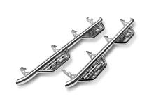 Podium Step SS Cab Length (2 Steps per Side) 3 Inch Main Tube Diameter 2015-2025 Chevy Colorado/GMC Canyon Crew Cab Polished Stainless NFab