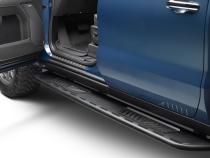 Roan Running Board Cab Length (2 Steps per Side) 2019 (New Body Style)-2025 Chevy Silverado/GMC Sierra 1500/2020-2025 2500 HD/3500 HD Crew Cab Textured Black NFab