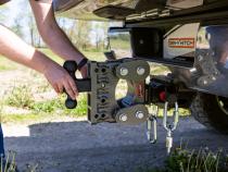 The Boss Torsion Flex 2.5 Inch Shank 12 Inch Drop 2.4K TW 21K Hitch &amp;amp; GH-061 Dual-Ball &amp;amp; GH-062 Pintle Lock Gen Y Hitch