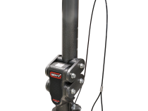 Spartan Torsion Flex SnapLatch 2.5 Inch Offset 4 Inch Round Tube Gooseneck 2 5/16 Inch Coupler Standard Height 3.5-6.5K TW 25K Towing Includes GH-098 Pin &amp;amp; Pull Rod Gen Y Hitch