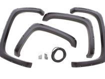 Rivet Style Fender Flare Set Front and Rear, Smooth, 4-Piece Set 2014-2015 Sierra 1500 Fleetside Lund