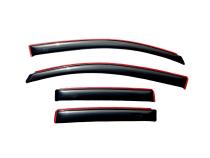 In-Channel Ventvisor Side Window for 2007-2012 Dodge Caliber Smoke In-Channel 4 Piece AVS