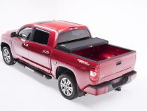 Solid Fold 2.0 Tonneau Cover Black Textured Paint 2014-2021 Toyota Tundra 6' 7 inch Bed without Deck Rail System Extang