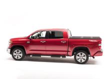 Solid Fold 2.0 Tonneau Cover Black Textured Paint 2007-2013 Toyota Tundra 8' Bed with Deck Rail System Extang