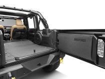 Jeep Bedtred 18+ JL 4 Door Bedtred 6 PC Rear Kit With Gap Hider Charcoal BedRug