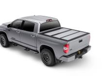Tonneau Cover Fusion 2014-2021 Toyota Tundra 5 Foot 7 Inch Bed With Deck Rail System Attitude Black UnderCover