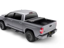 Tonneau Cover Fusion 2014-2021 Toyota Tundra 6 Foot 7 Inch Bed With Deck Rail System Attitude Black UnderCover